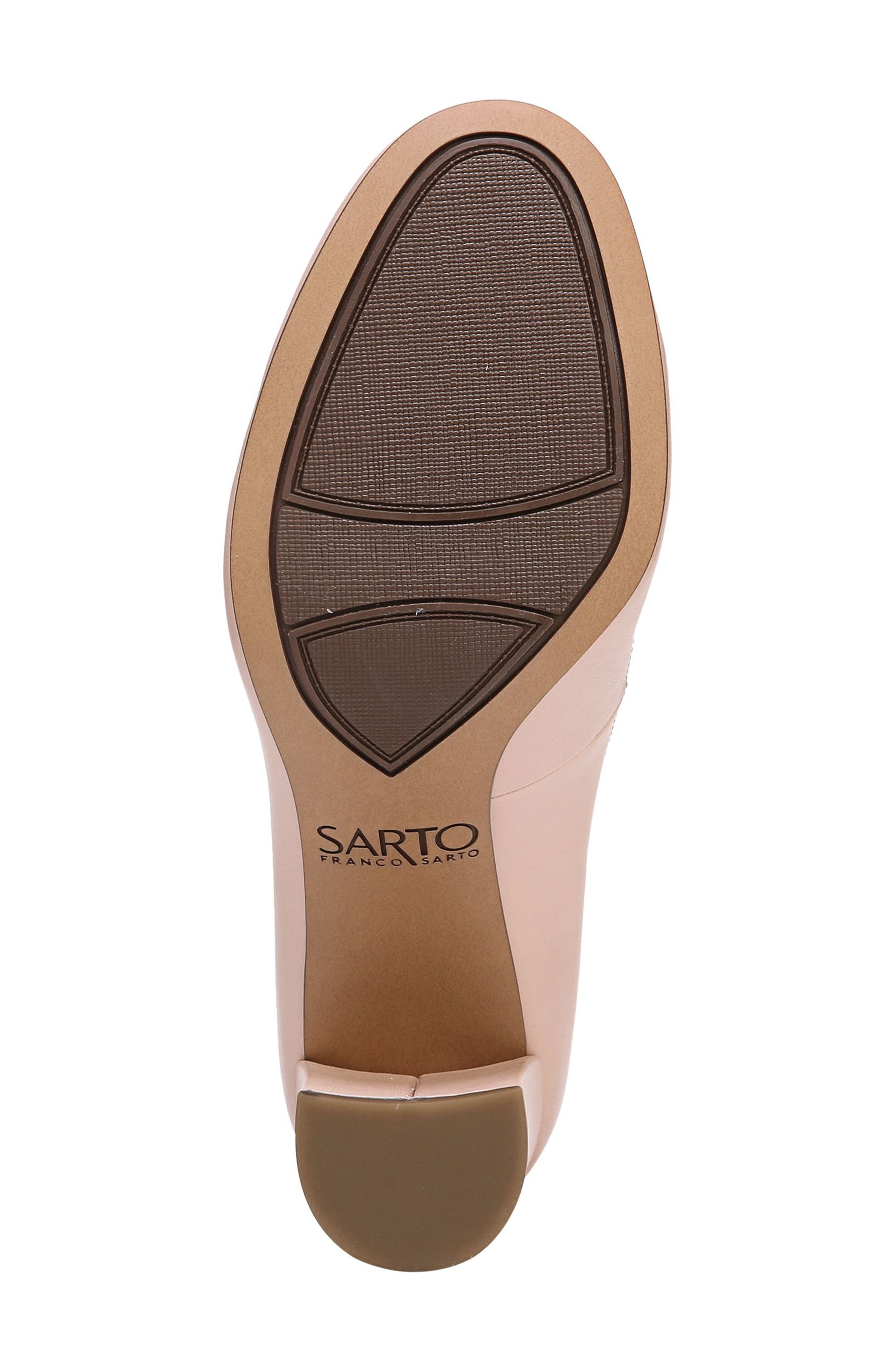 Aziza Block Heel Pump, Alternate, color, BLUSH LEATHER