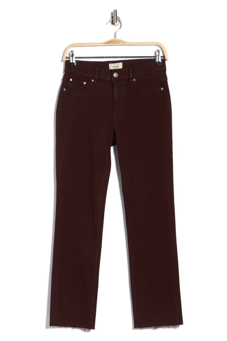 Mara Instasculpt™ Mid Rise Ankle Straight Leg Jeans, Alternate, color, FIG