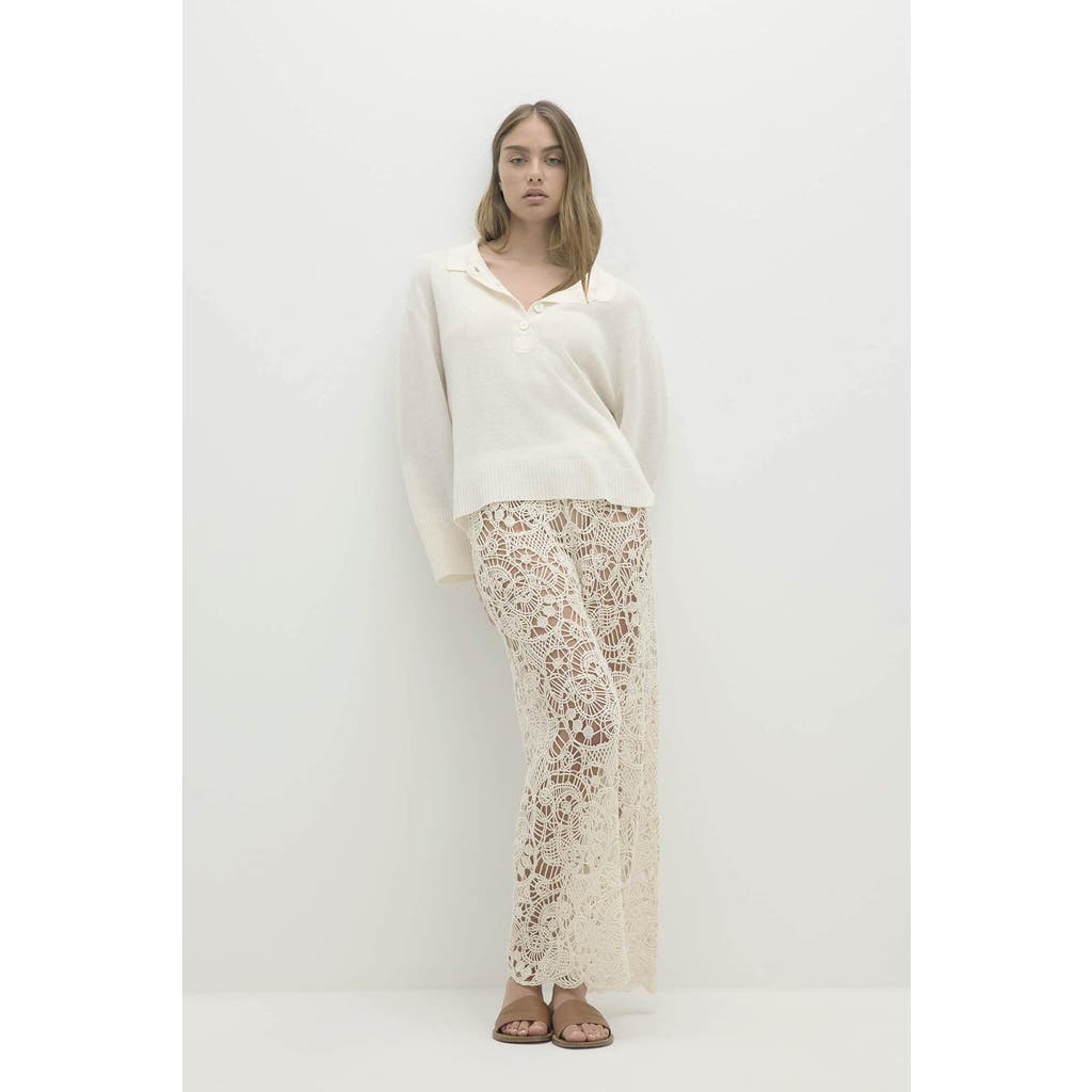 Naked Cashmere Jemma Cashmere Polo In Sand