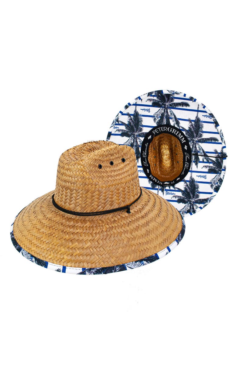 PETER GRIMM Palmeras Straw Hat, Alternate, color, Natural