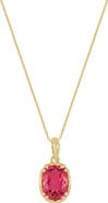 Bony Levy BLC Pink Tourmaline Pendant Necklace