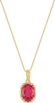 Bony Levy BLC Pink Tourmaline Pendant Necklace