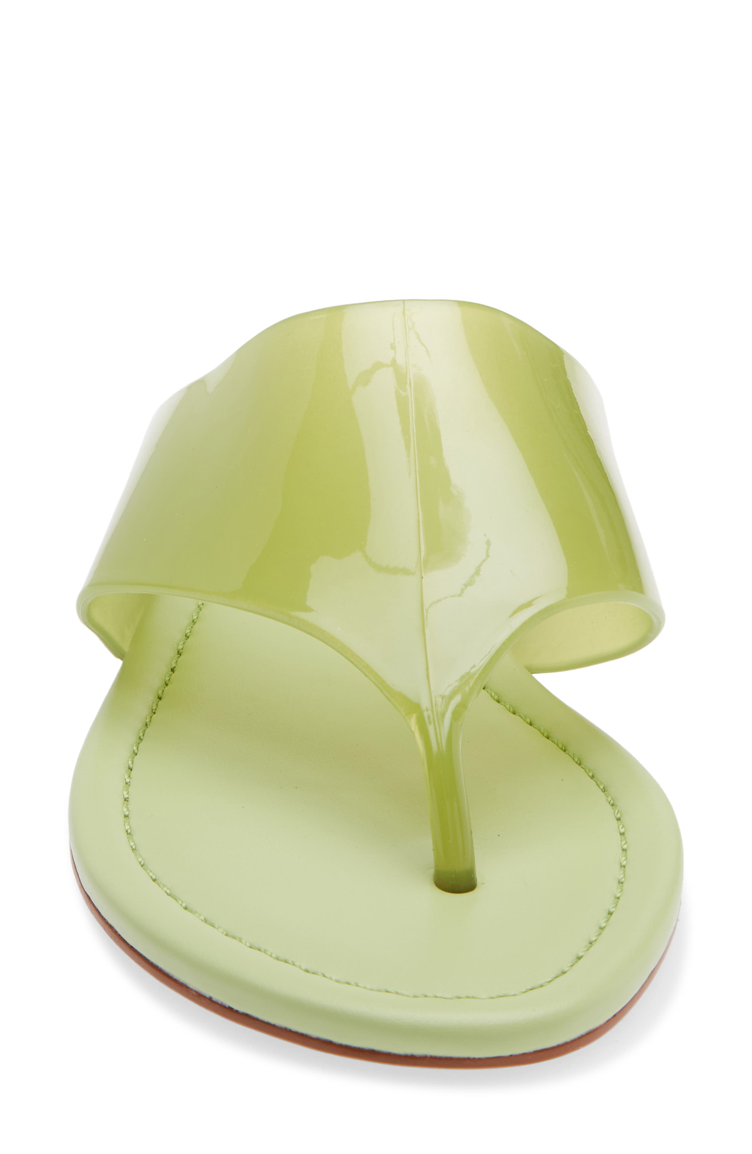 FARM Rio Jelly Flat Flip Flop, Alternate, color, Sage Green