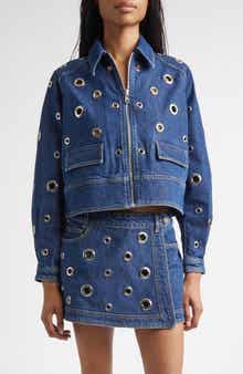 Harriet Denim Grommet Jacket