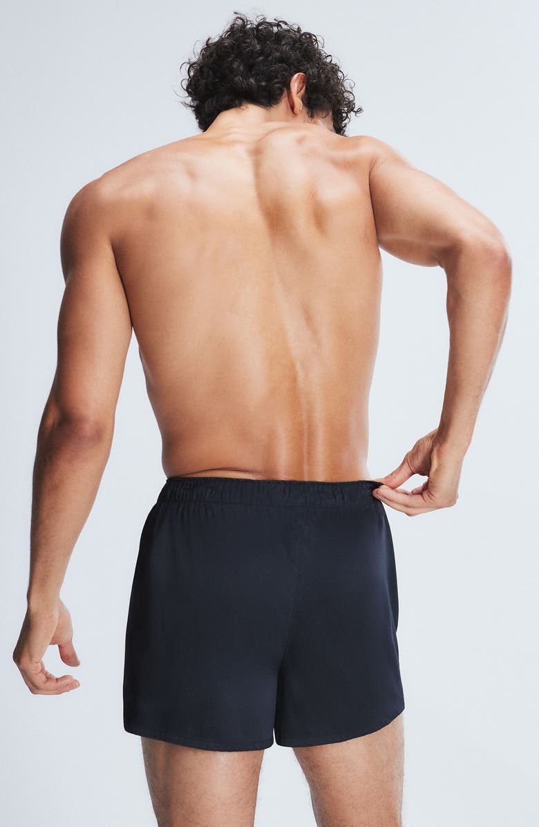 SAVAGE X FENTY Savage X Satin Boxers, Alternate, color, Black Caviar