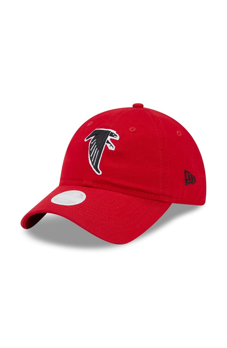 New Era Women's New Era Red Atlanta Falcons Core Classic 2.0 9TWENTY Adjustable Hat, Main, color,