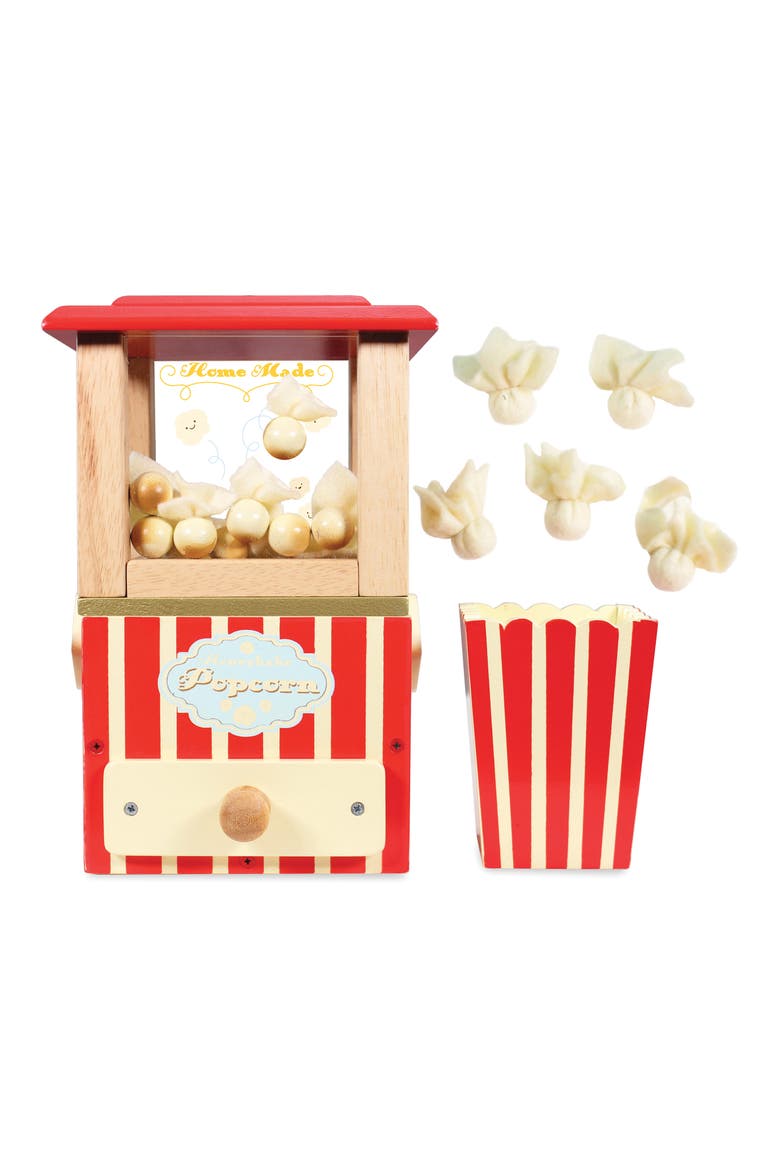 Popcorn Machine & Movie Playset, Main, color, RED AND TAN