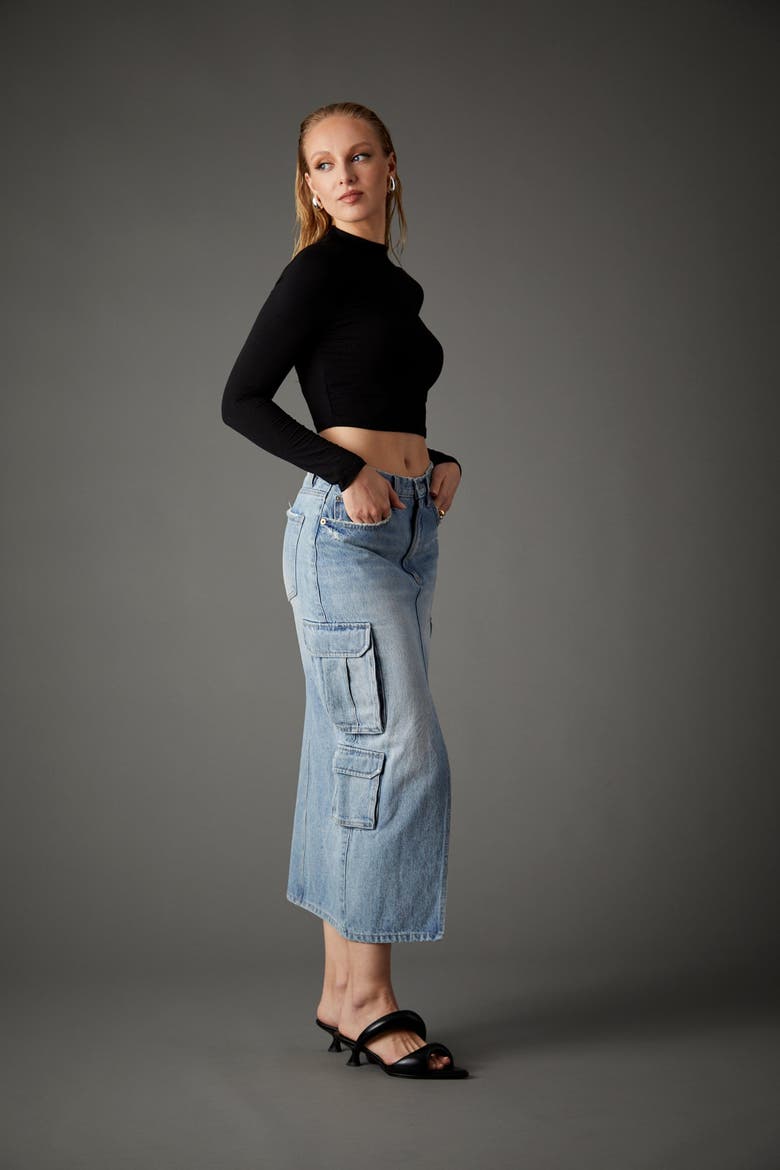 Major General Midi Skirt, Alternate, color, Crete