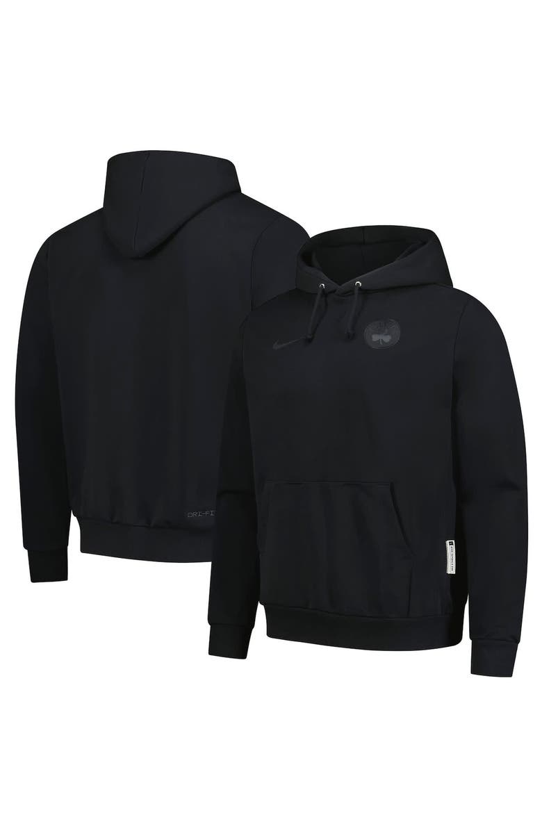 Nike Men's Nike Black Boston Celtics Authentic Travel Standard Issue Dri-Fit Hoodie, Alternate, color, Black