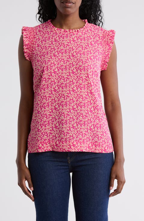 Smocked Sleeveless Top