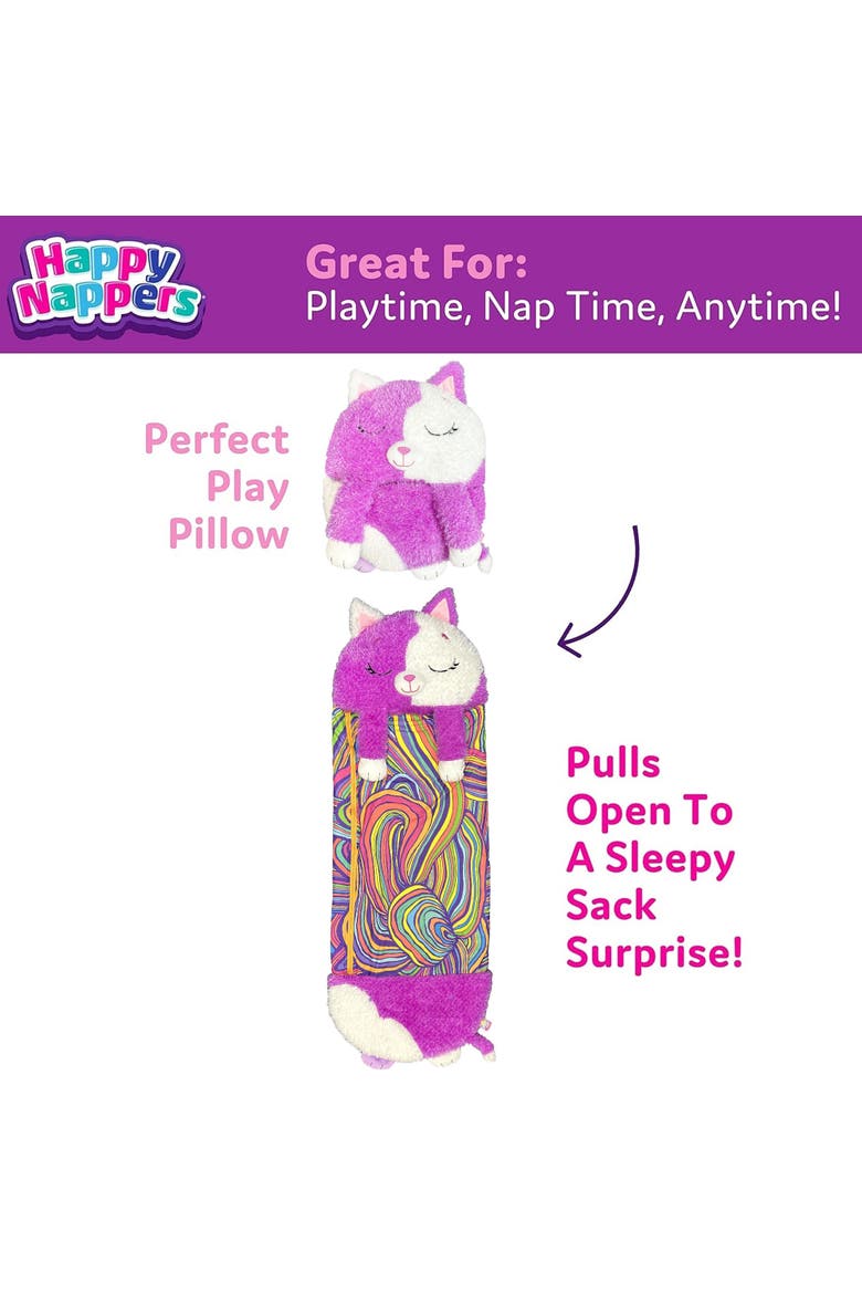 Cat Pillow & Sleepy Sack Large, Alternate, color, Multicolored