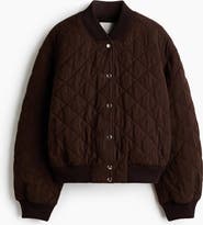 H&M Quilted Bomber Jacket