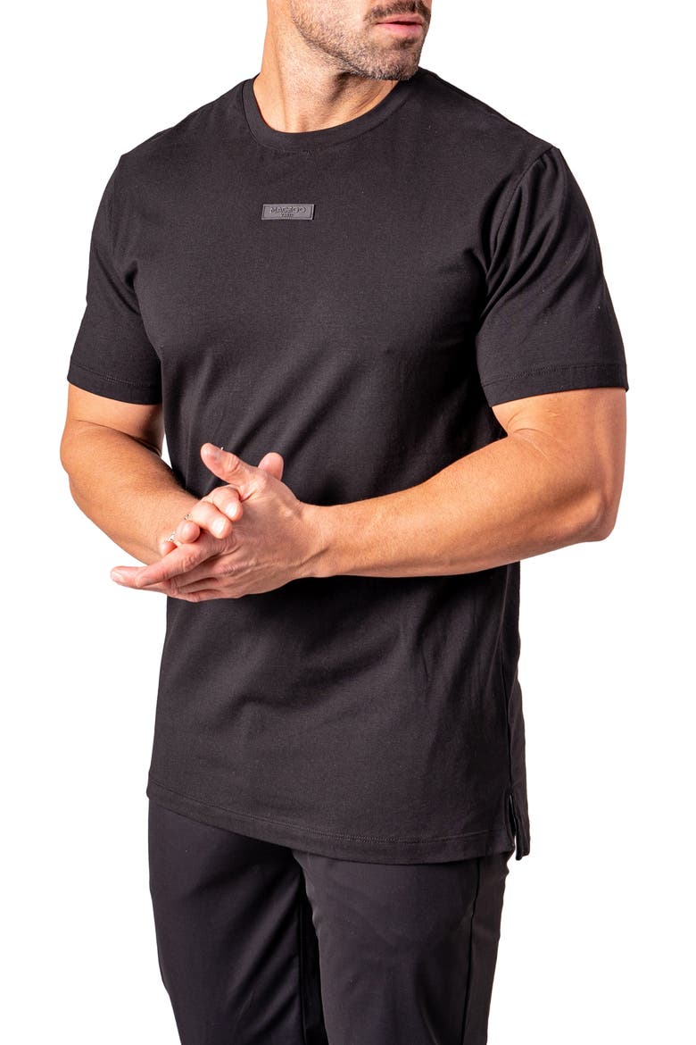 Lion Zeus Embellished T-Shirt, Alternate, color, BLACK