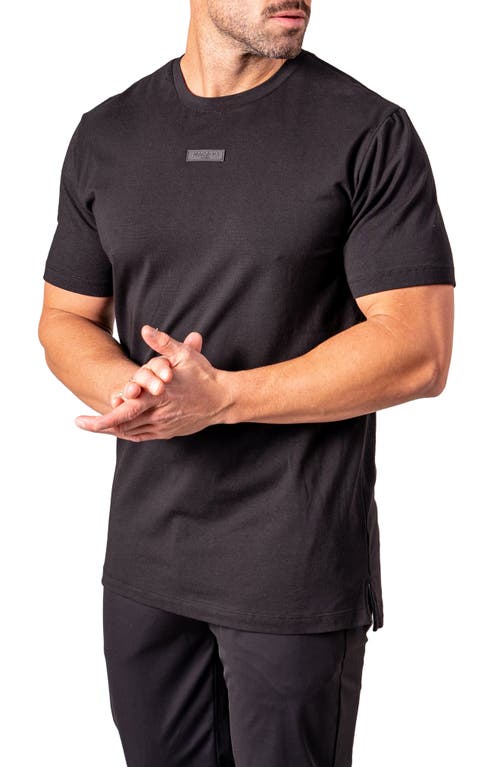 Maceoo Lion Zeus Embellished T-shirt In Black