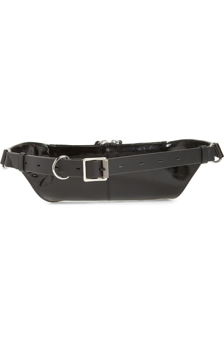 rag & bone Ellis Patent Leather Fanny Pack, Alternate, color,
