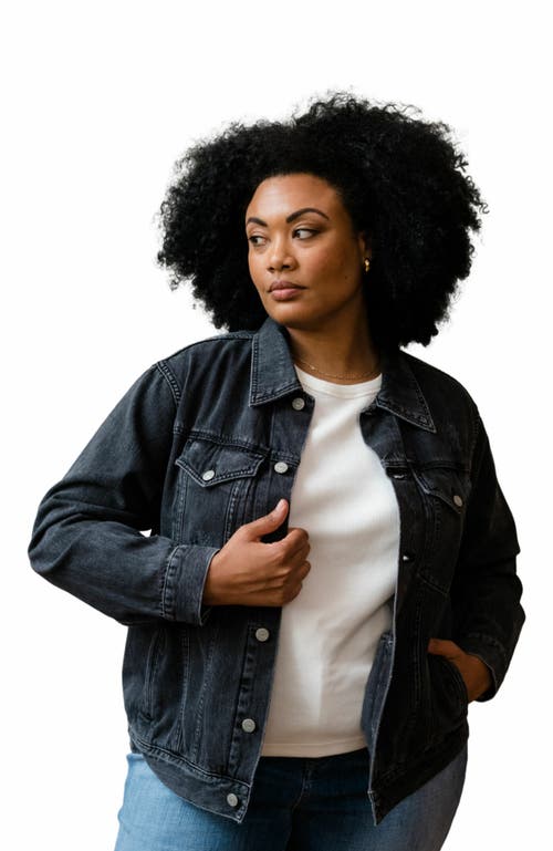 ABLE The Merly Jacket in Washed Black 