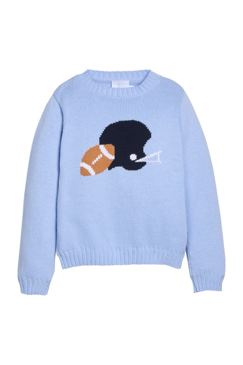 Kids' Intarsia Sweater, Main, color, Football Helmet