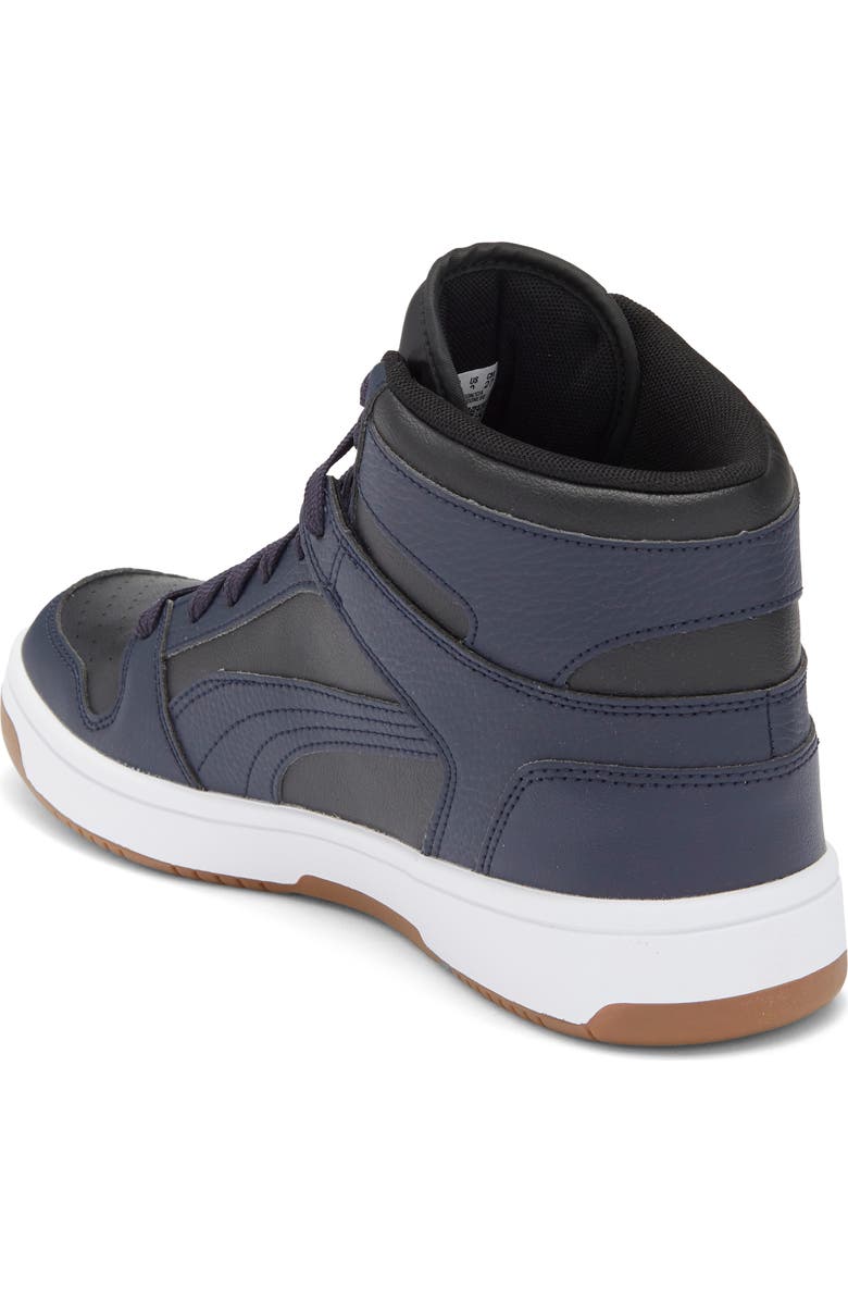 PUMA Rebound Layup High Top Sneaker, Alternate, color, Puma Black/ New Navy/ White