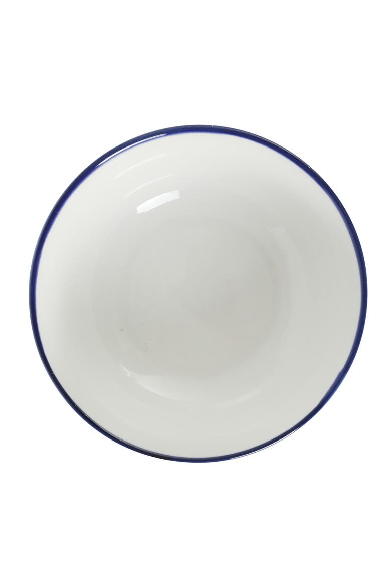 Ivory Estate 4-Piece Reactive Glaze Porcelain Cereal Bowl Set, Alternate, color, Blue/White