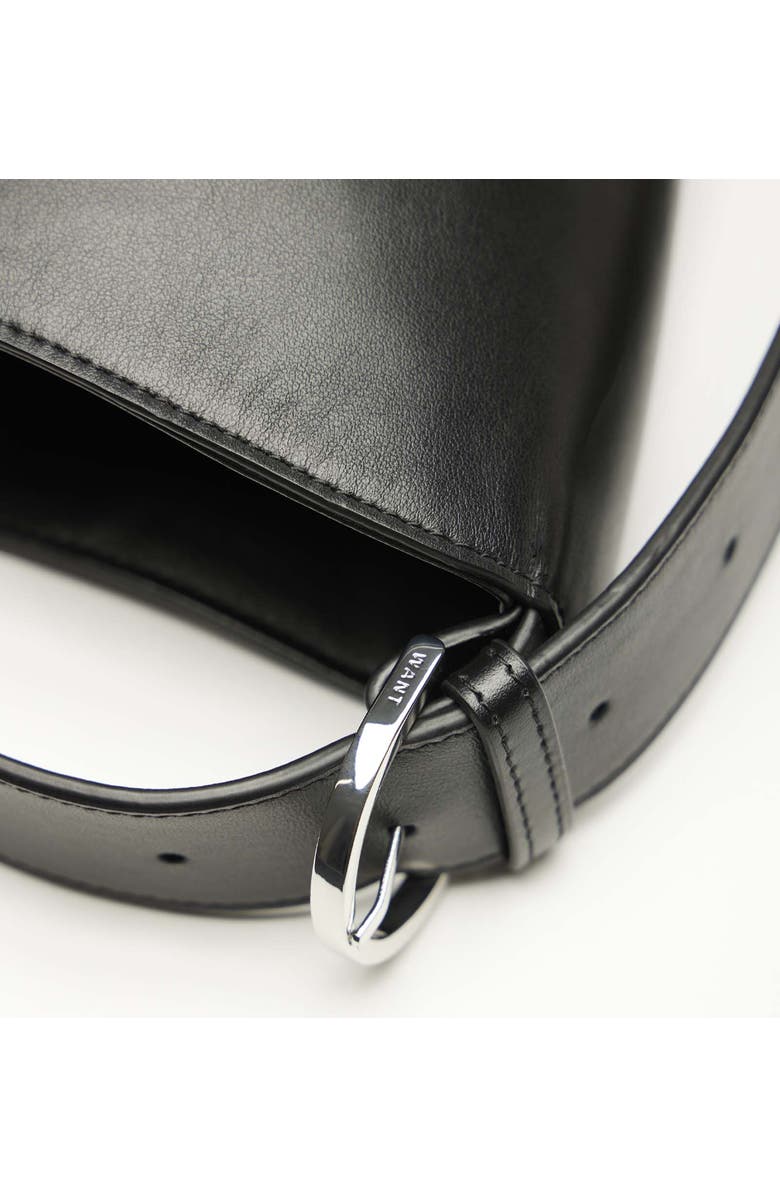 Want Les Essentiels Arch XL Smooth Leather Shoulder Bag, Alternate, color, Black