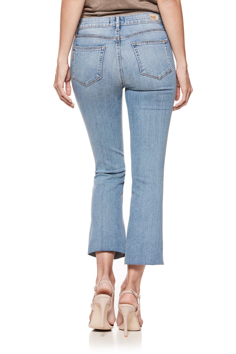 Colette High Waist Crop Flare Jeans, Alternate, color, JANIS DESTRUCTED