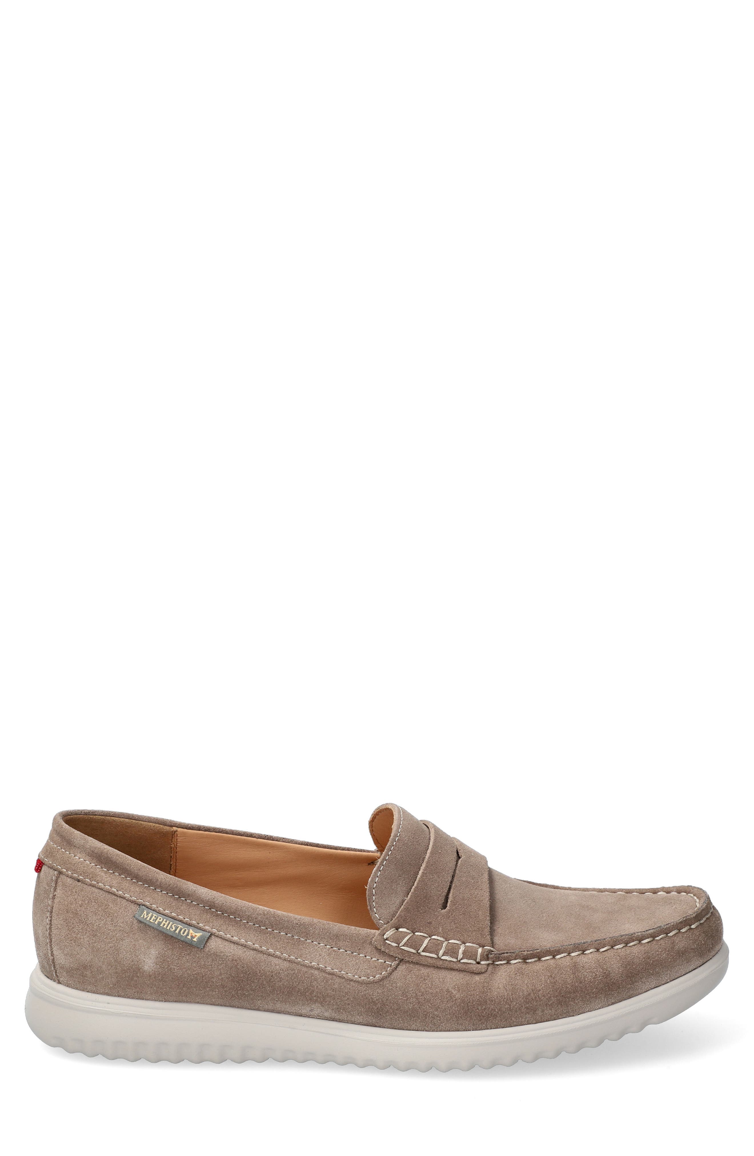 Mephisto Titouan Penny Loafer, Alternate, color, Warm Grey Velours