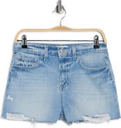 L'AGENCE Clark High Waist Denim Cutoff Shorts