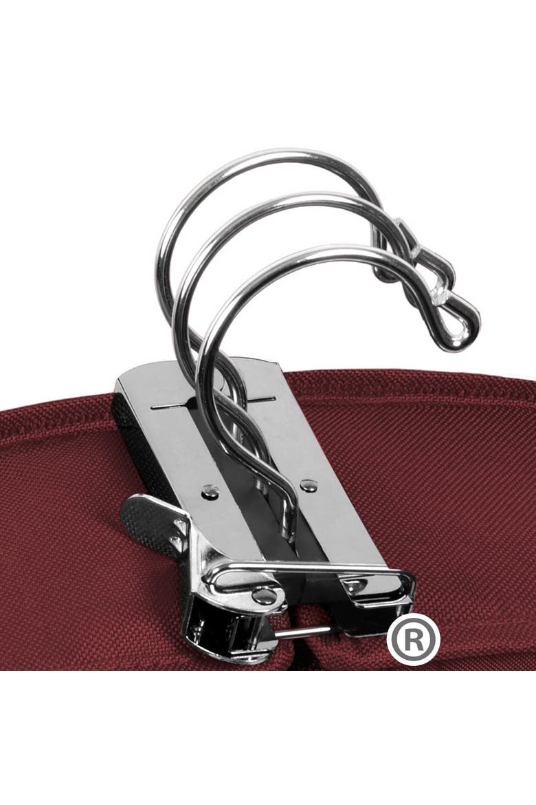 45" Deluxe Extra Capacity Travel Garment Bag with two accessory, Alternate, color, Merlot