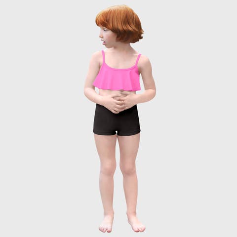 UPF 50+ Flounce Bikini Top (Toddler, Little Kid & Big Kid)
