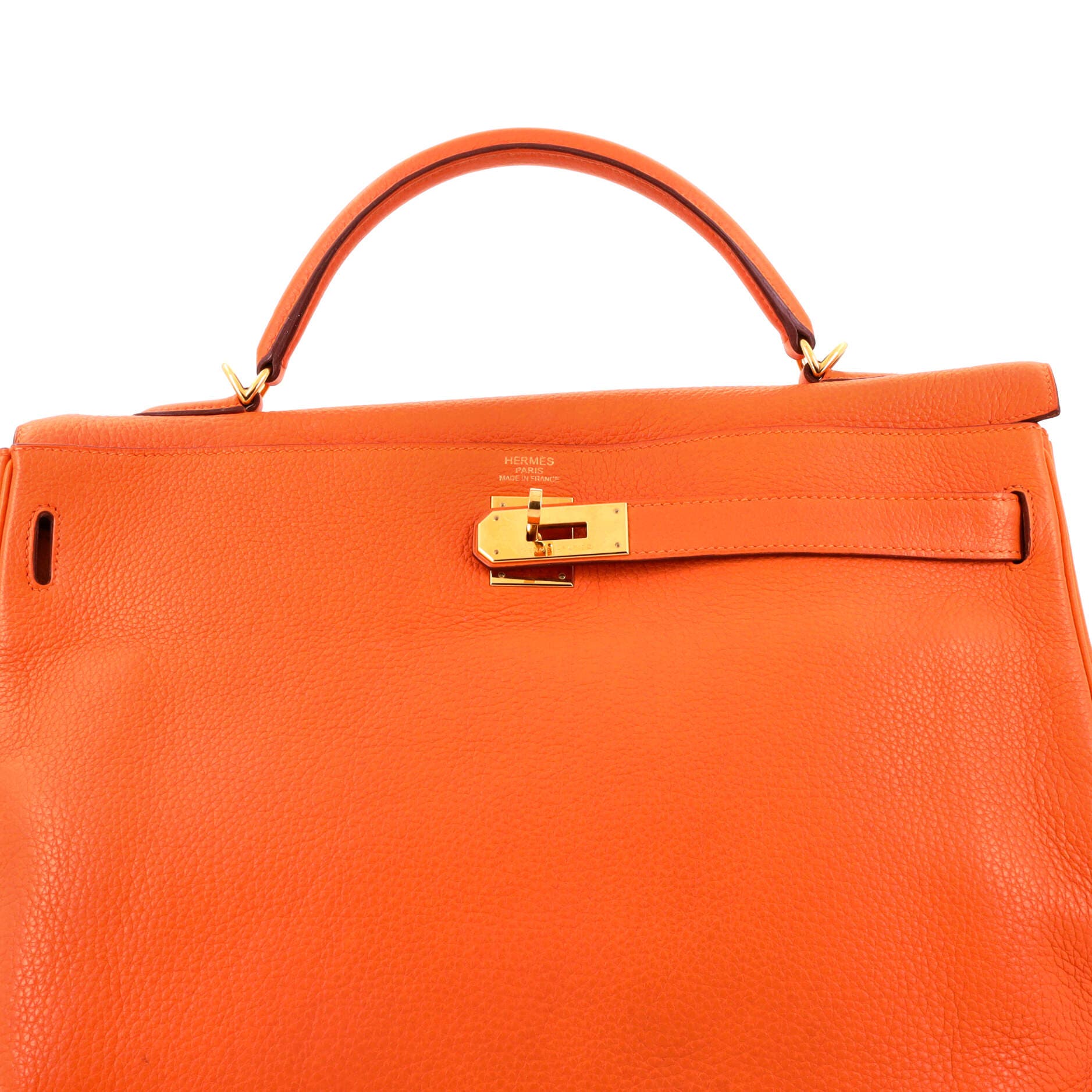 Kelly Handbag Orange Togo With Gold Hardware 40, Alternate, color, Orange