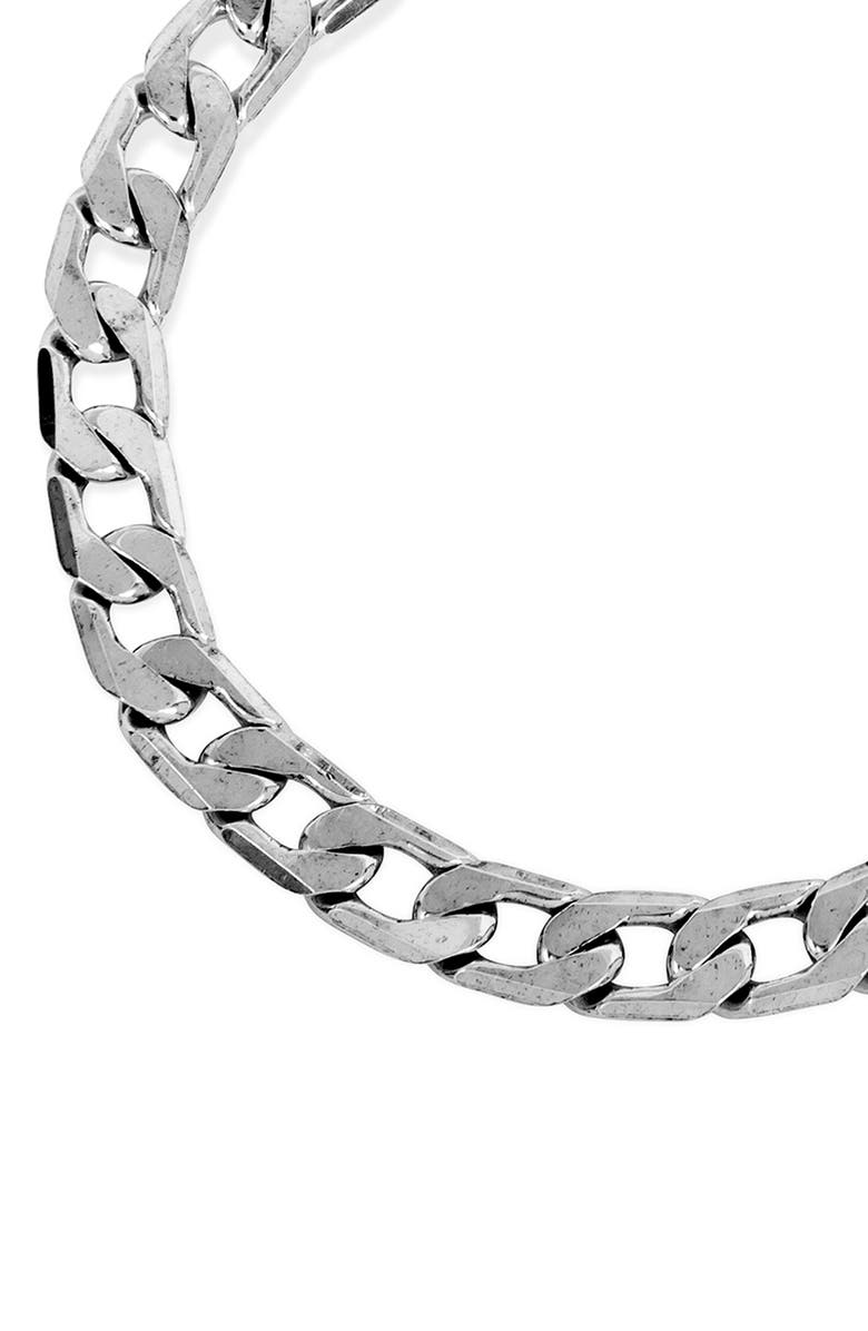TWOJEYS Men's Cuban Chain Bracelet, Alternate, color, Silver