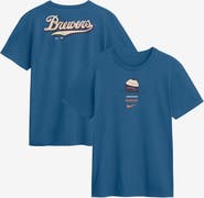Nike Men's Nike Blue Milwaukee Brewers 2026 City Connect 2-Hit T-Shirt