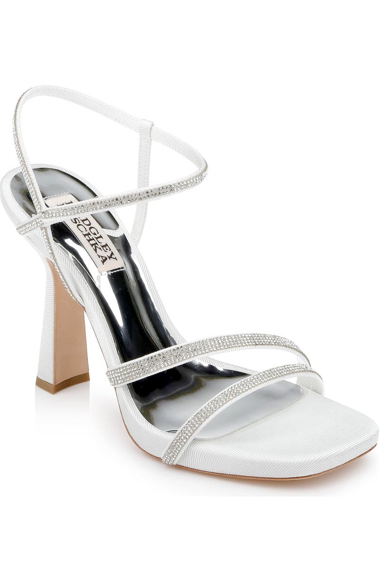Badgley Mischka Collection Urbana Strappy Sandal, Main, color, Soft White
