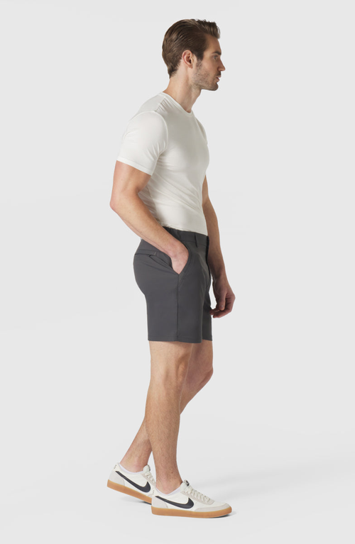 Jack Archer Jetsetter Tech Shorts In Charcoal Gray