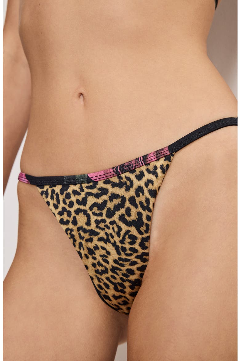 Perfect Fit Bikini Bottoms, Alternate, color, LUCKY ROSES