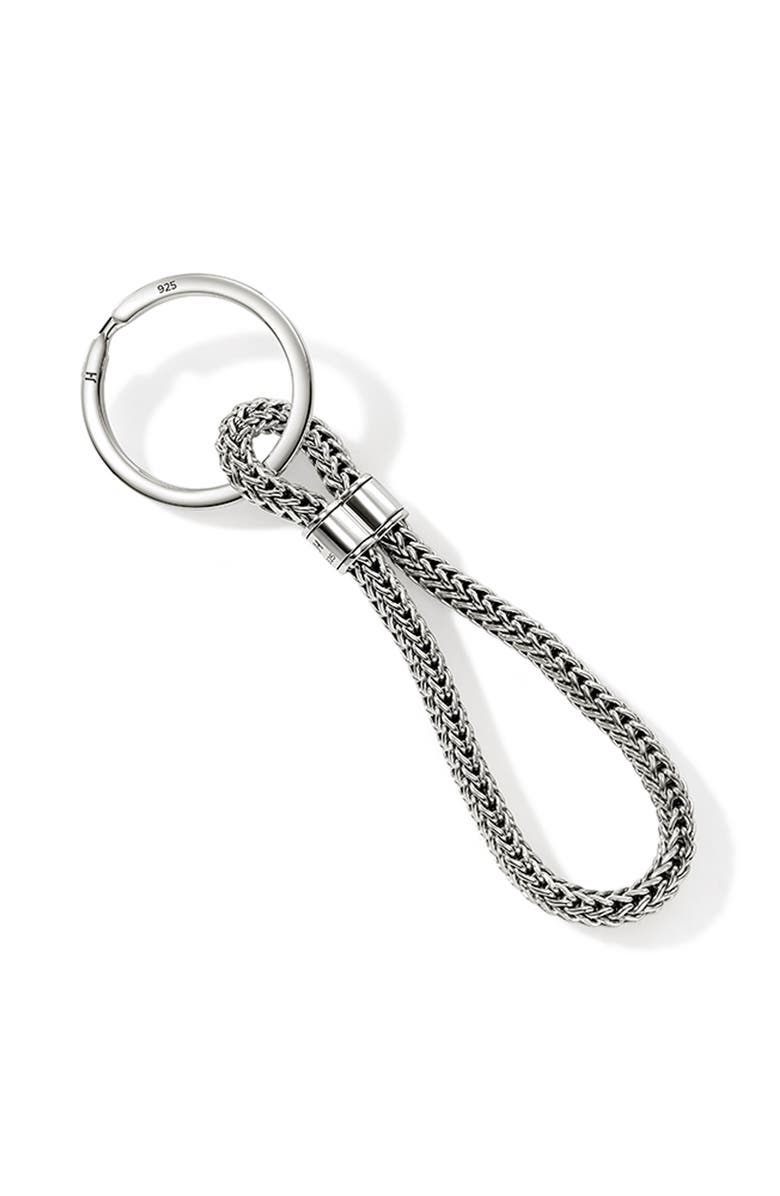 John Hardy Men's Sterling Silver Key Chain, Alternate, color, 