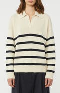 Weekend Max Mara Panfilo Stripe Polo Sweater