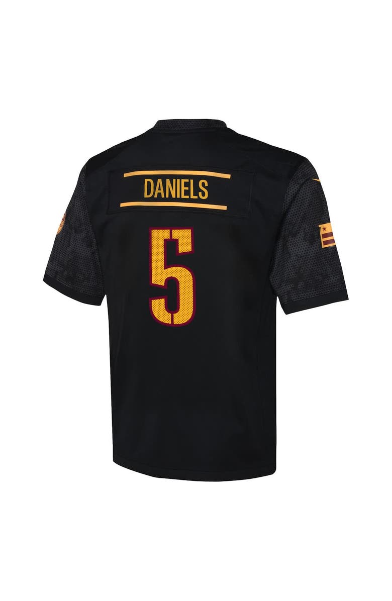 Nike Youth Nike Jayden Daniels Black Washington Commanders Alternate Game Jersey, Alternate, color, Black