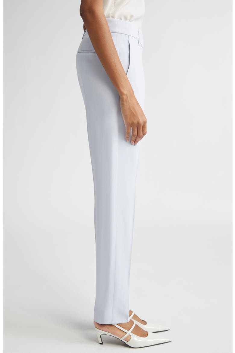 Cady Crepe Straight Leg Pants, Alternate, color, ZEN BLUE