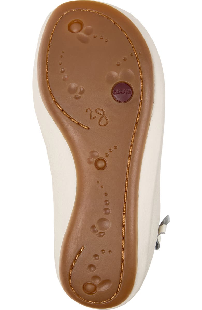 Camper Twins Ballet Flat, Alternate, color, White Natural