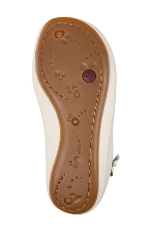 Shop Camper Twins Ballet Flat In White Natural