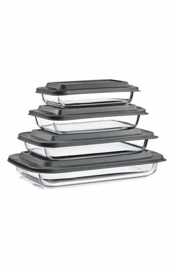 SORBUS 4-Piece Deep Dish Baking Dish Set