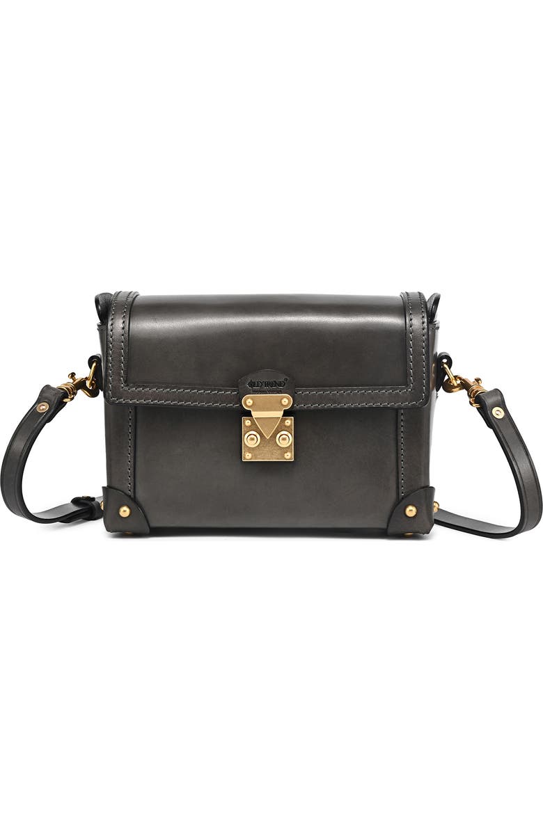 OLD TREND Azalea Genuine Leather Vintage Case Crossbody, Main, color, Grey