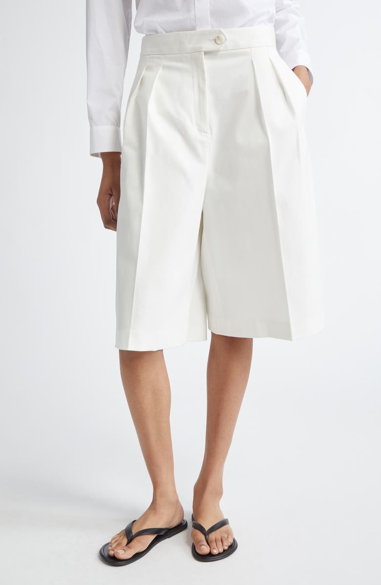 PARTOW Waylon Bermuda Shorts, Main, color, White