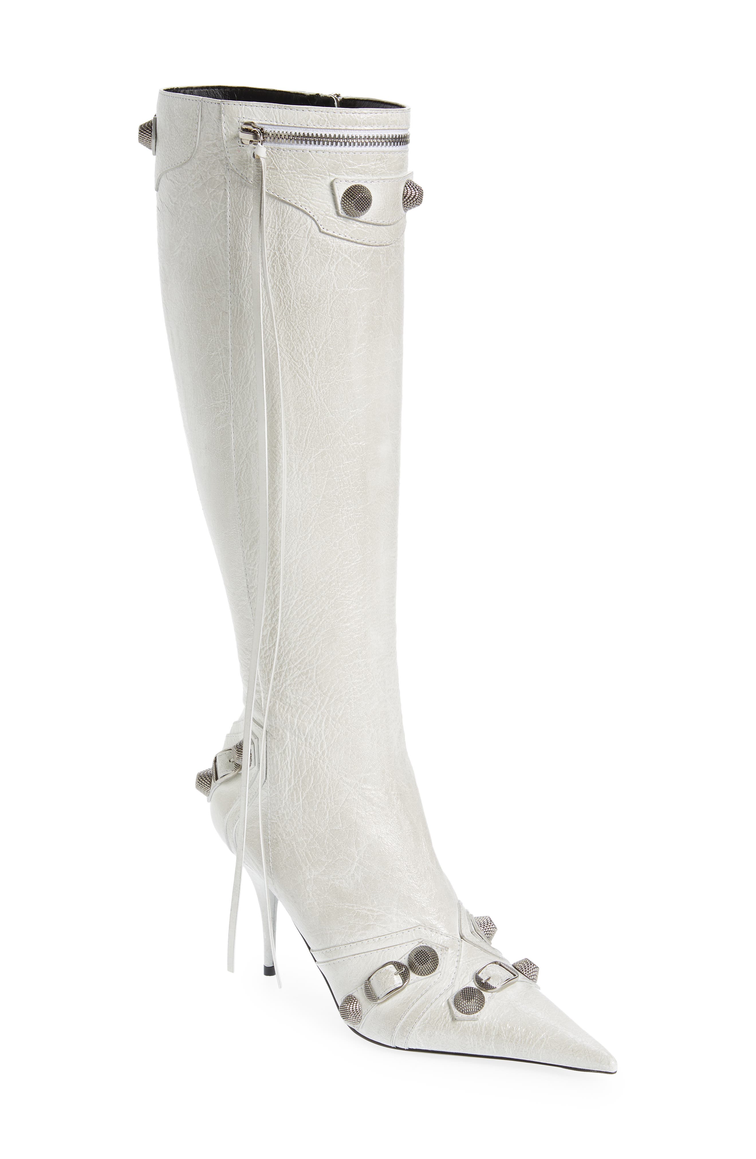 Balenciaga Cagole Knee High Boot, Main, color, 