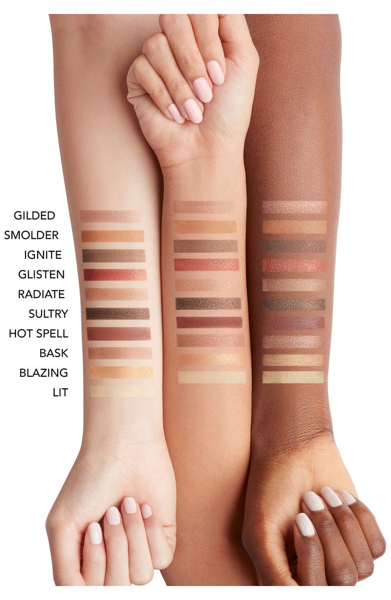 Buxom Summer Babe Allover Bronze Eyeshadow & Bronzer Palette, Alternate, color,