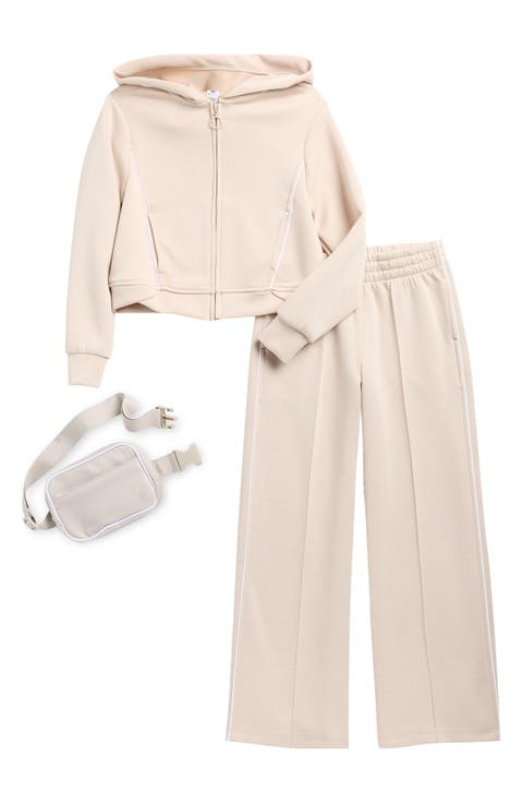 Kids' SofeLite Full Zip Hoodie, Pants & Belt Bag Set (Big Kid)