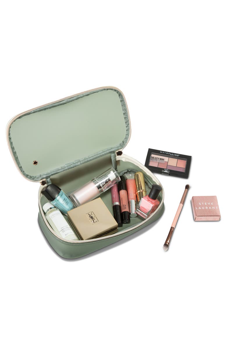 Stephanie Johnson Miami Thyme Claire Medium Makeup Case, Alternate, color, Thyme