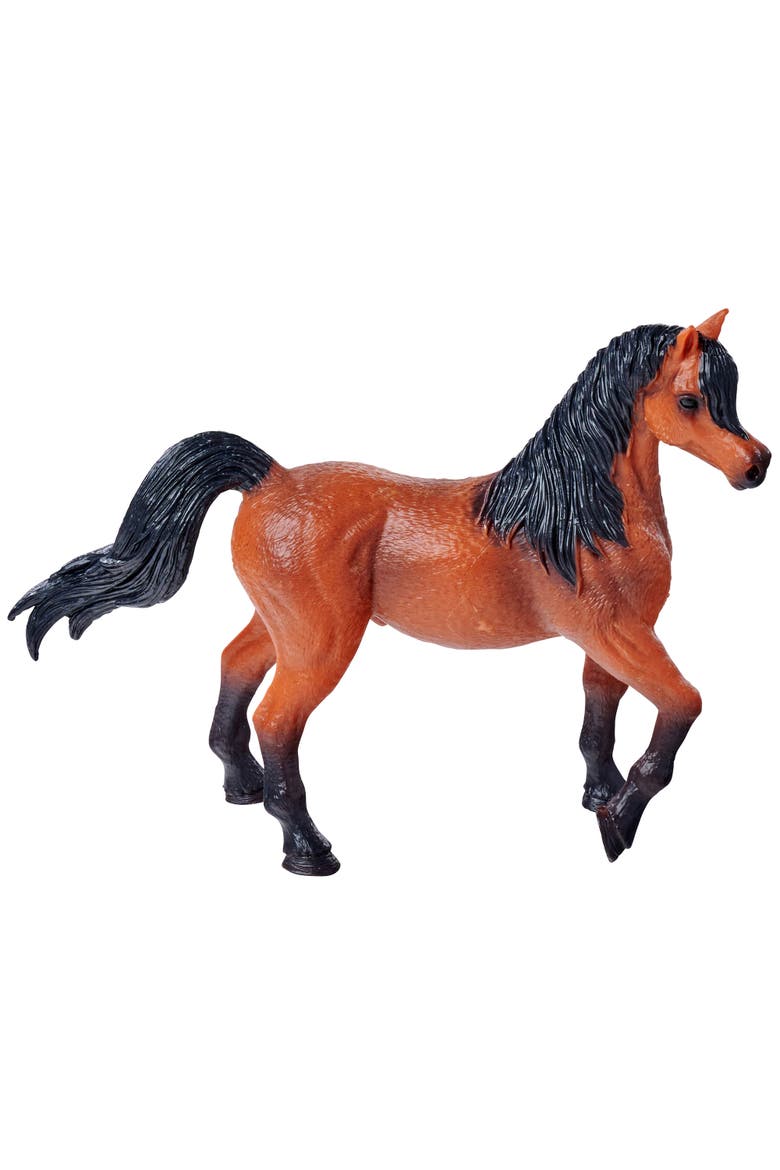 Horse Set 5 Pony Figurines Realistic Animal Toys for Kids 3+, Alternate, color, Multicolored