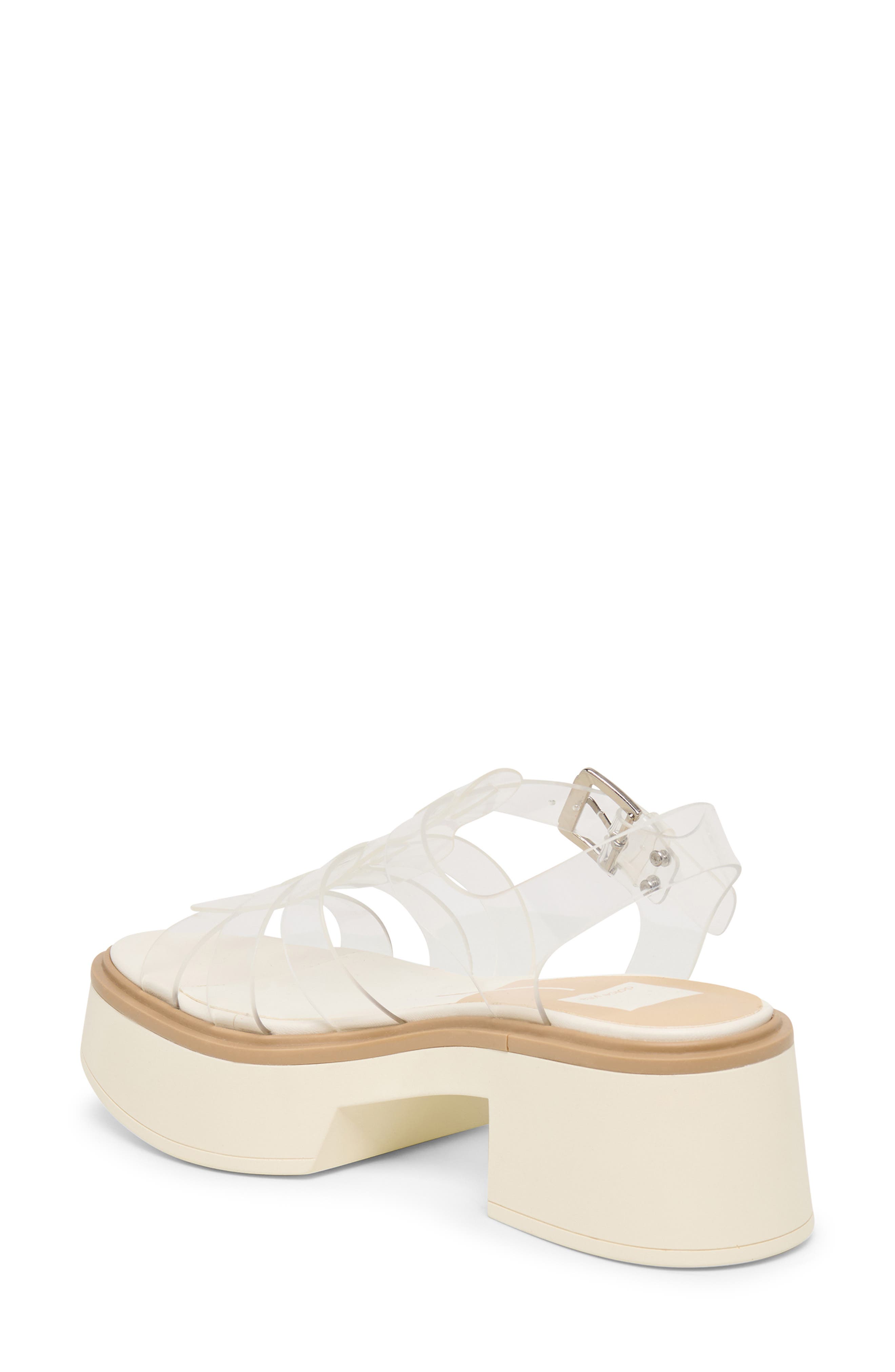Dolce Vita Liani Fisherman Sandal, Alternate, color, Crystal Vinyl